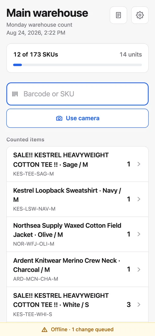 No signal: scans wait on the phone